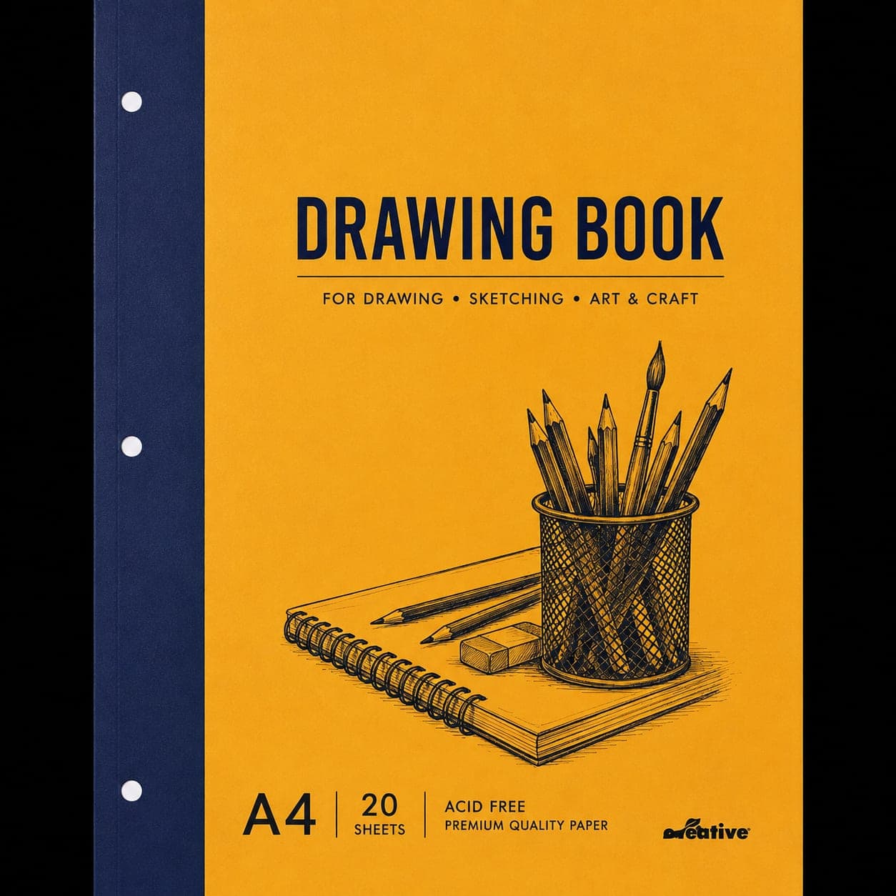Sapphire Elit Brand Drawing Book - A4